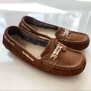 COPY - UGG Genoa Brown Suede Slip On Loafer Slipper 9